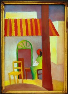 Turkiskt kafé I. av August Macke