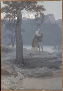 Avsked (ur Frithiofs saga) av August Malmström