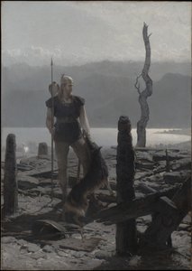 Frithiofs återkomst (ur ”Frithiofs saga”) av August Malmström