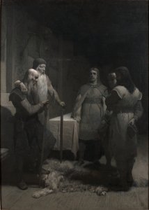 Kung Bele och Thorsten Vikingsson (ur Frithiofs saga) av August Malmström