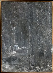 Frithiofs frestelse (ur Frithiofs saga) av August Malmström