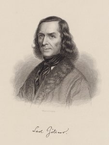 Porträtt av tonsättaren Carl Friedrich Zöllner 1800-1860 , ca. 1850.
