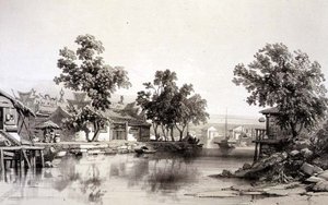 Templet och kanalen i Honan, plåt 29 från 