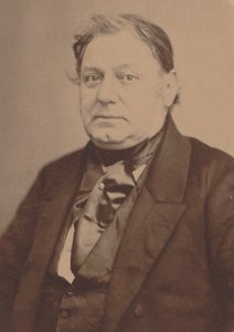 Porträtt av pianisten och kompositören Amédée Méreaux 1802-1874. av Auguste Adolphe Bertsch