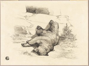 Rysk björn av Auguste Andre Lancon