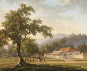 House of the Assistant Resident of Banyuwangi, East Java (East Java) av Auguste Antoine Joseph Payen