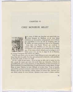 Frédéric Mistral: Mémoires et Recits av Frédéric Mistral: kvinna och man till häst (sidan 65) av Auguste Brouet