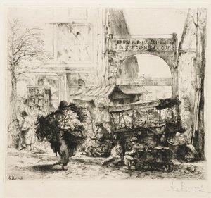 En Matinee Avenue de Clichy av Auguste Brouet