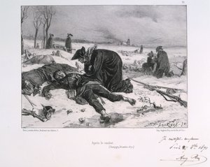Efter slaget vid Champigny, fransk-preussiska kriget, 1870 1871.
