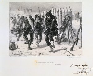 Belägring av Paris, fransk-preussiska kriget, 1870 1871.