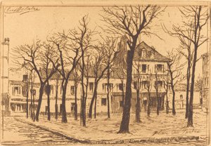 Place du Tertre av Auguste Delâtre