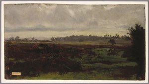 Marshlands, mitten av 1850-talet (olja på papper)
