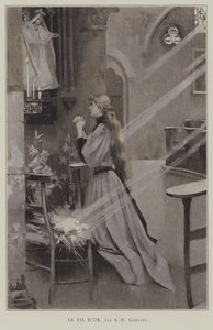 Illustration för Le Fil dOr, av Henry Greville
