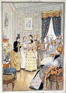 Bröllopspresenterna (1886) (färglitografi)