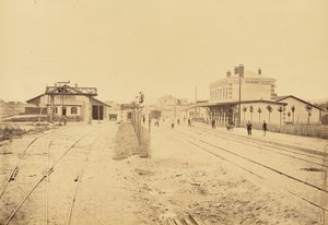 Montbrison station av Auguste Hippolyte Collard
