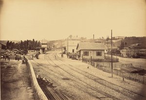 Plankorsning och station, L
