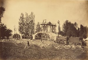 Viadukt över floden Bonson (Loire-dalen) av Auguste Hippolyte Collard
