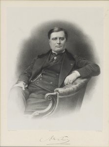Porträtt av Alexandre Florian Joseph, greve Colonna-Walewski 1810-1868