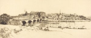 Angers - Panoramautsikt Angers - Panoramautsikt, 1912. av Auguste Lepere