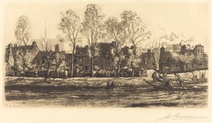 Sommes strand vid Amiens av Auguste Lepere