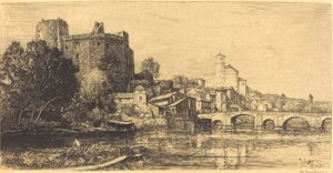 Clisson (Neder Loire) av Auguste Lepere