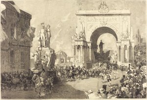 Jubileumsfirande i Bryssel av Auguste Lepere
