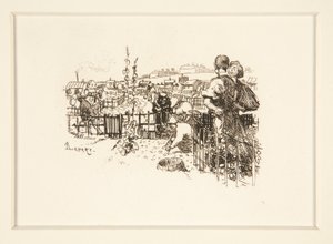 Trädgårdsarbete av Auguste Lepere