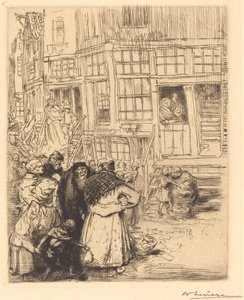 Judiska kvarteren i Amsterdam av Auguste Lepere