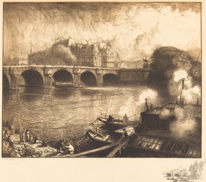 Den nya bron av Auguste Lepere