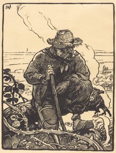 Landstiggaren, 1895. av Auguste Lepere