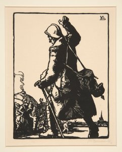 Soldat on Leave, från The War of 1914, första serien, nr.16