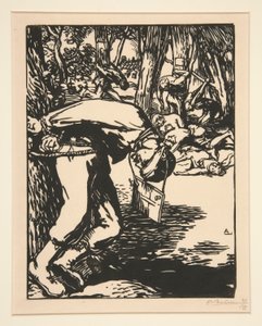 The Francs-Tireurs (Sharpshooters), från The War of 1914, första serien, nr. 11 av Auguste Lepere
