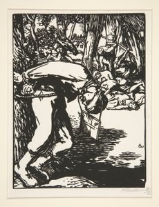 The Francs-Tireurs (Sharpshooters), från The War of 1914, första serien, nr. 11 av Auguste Lepere