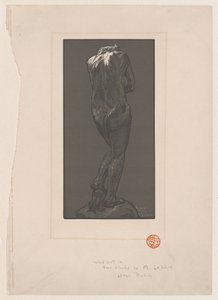 Nakenstaty, sedd bakifrån, ca. 1902.