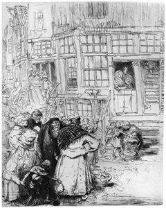 Judiska kvarteret i Amsterdam, c1870-1910 1924