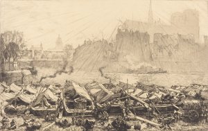 Den stora äppelmarknaden Den stora äppelmarknaden, 1917. av Auguste Lepere