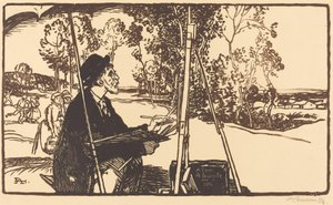 Landskapskonstnären av Auguste Lepere