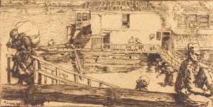 Tvättstugan Tvättstugan, 1891. av Auguste Lepere