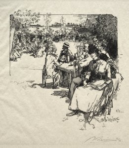 Bal på Point du Jour av Auguste Louis Lepère