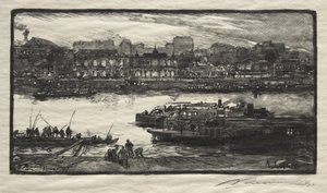 Caféer - Sångare av Auguste Louis Lepère