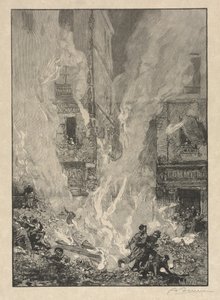 [City Fire] av Auguste Louis Lepère