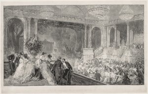 Festival på Tuilerierna av Auguste Louis Lepère