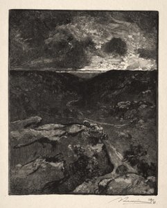 Franchard Valley av Auguste Louis Lepère