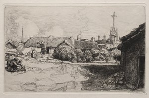 Golgata, St. Jean-de-Mont av Auguste Louis Lepère