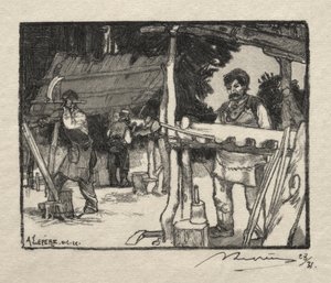 Lamellmakaren av Auguste Louis Lepère