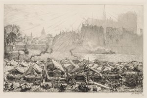 Den stora äppelmarknaden av Auguste Louis Lepère