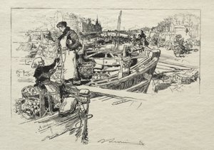 Apple Market, nr 1 av Auguste Louis Lepère