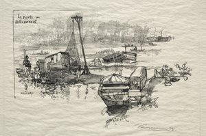 Point of Billancourt av Auguste Louis Lepère