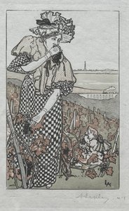 Parisalmanackan, 1897: Höst av Auguste Louis Lepère