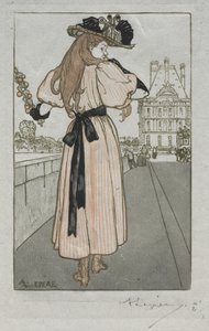Parisalmanackan, 1897: Vår av Auguste Louis Lepère